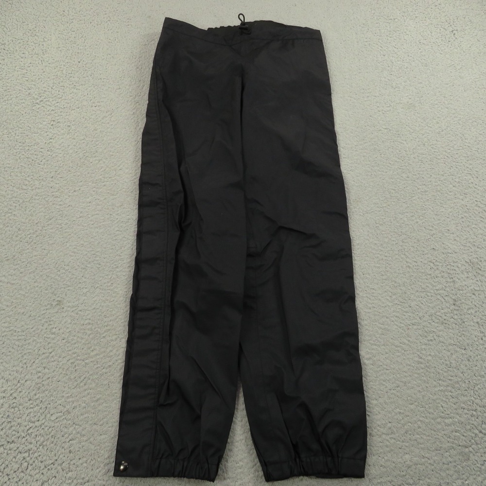 Patagonia Pants Mens Small Black Nylon Full Side Zip On Off Rain H2NO 90s 30x30
